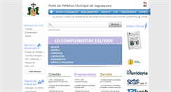 Desktop Screenshot of jaguaquara.ba.io.org.br