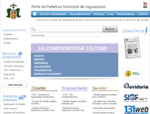 Tablet Screenshot of jaguaquara.ba.io.org.br