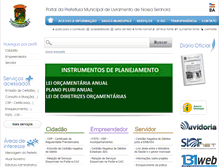 Tablet Screenshot of livramentodenossasenhora.ba.io.org.br