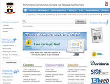 Tablet Screenshot of camara.ribeiradopombal.ba.io.org.br
