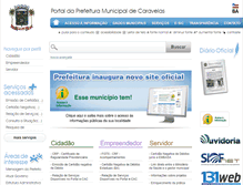 Tablet Screenshot of caravelas.ba.io.org.br