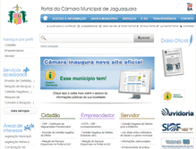 Tablet Screenshot of camara.jaguaquara.ba.io.org.br