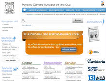 Tablet Screenshot of camara.veracruz.ba.io.org.br